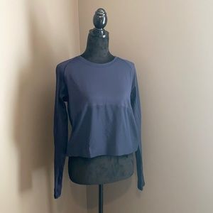 Size 4 Lululemon Navy Blue Long Sleeve Shirt